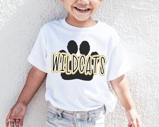 Wildcats Outline Paw (Youth)