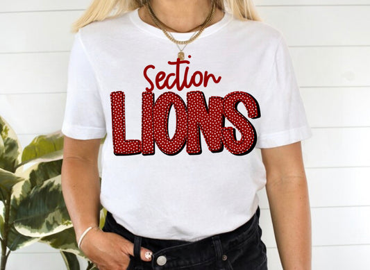Section Lions Polka dot