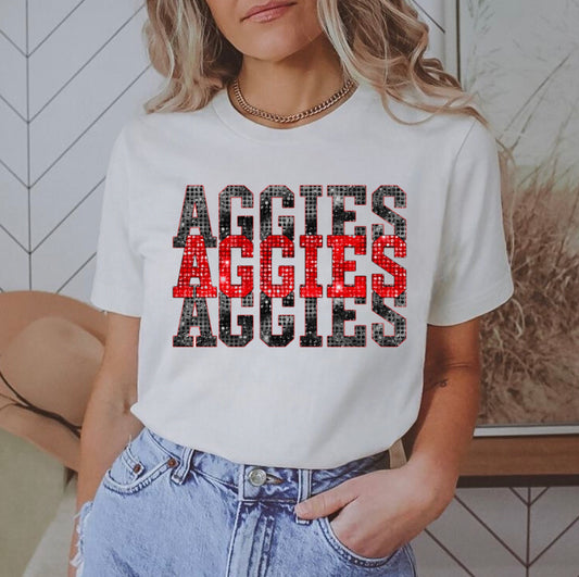 Aggies (faux sequins)
