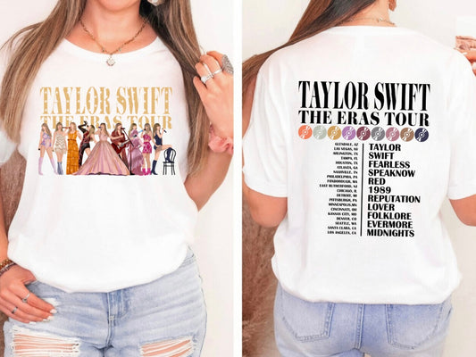 Taylor Swift The Eras Tour (front & back)