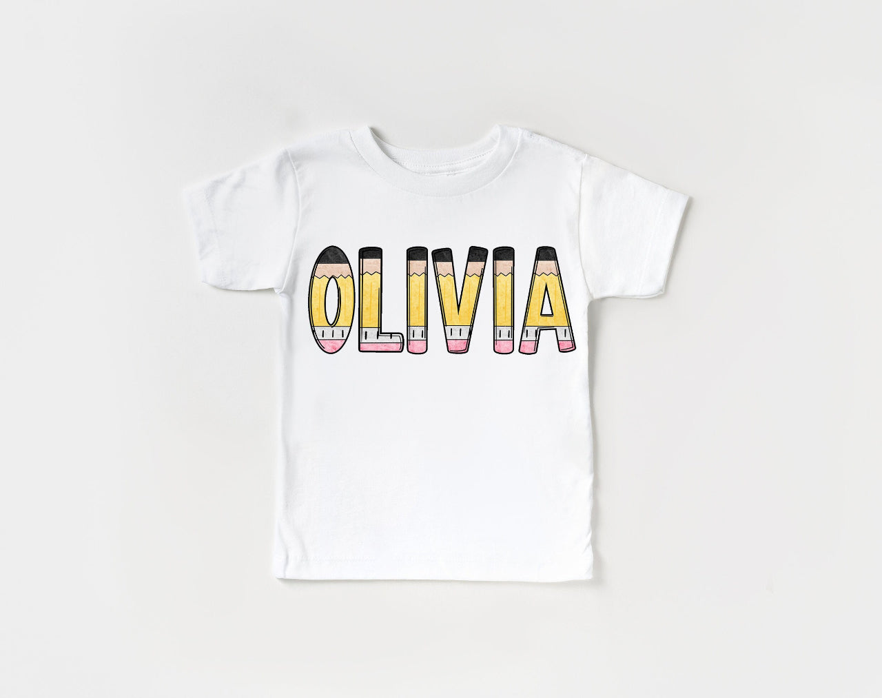 Pencil Letter Custom tee