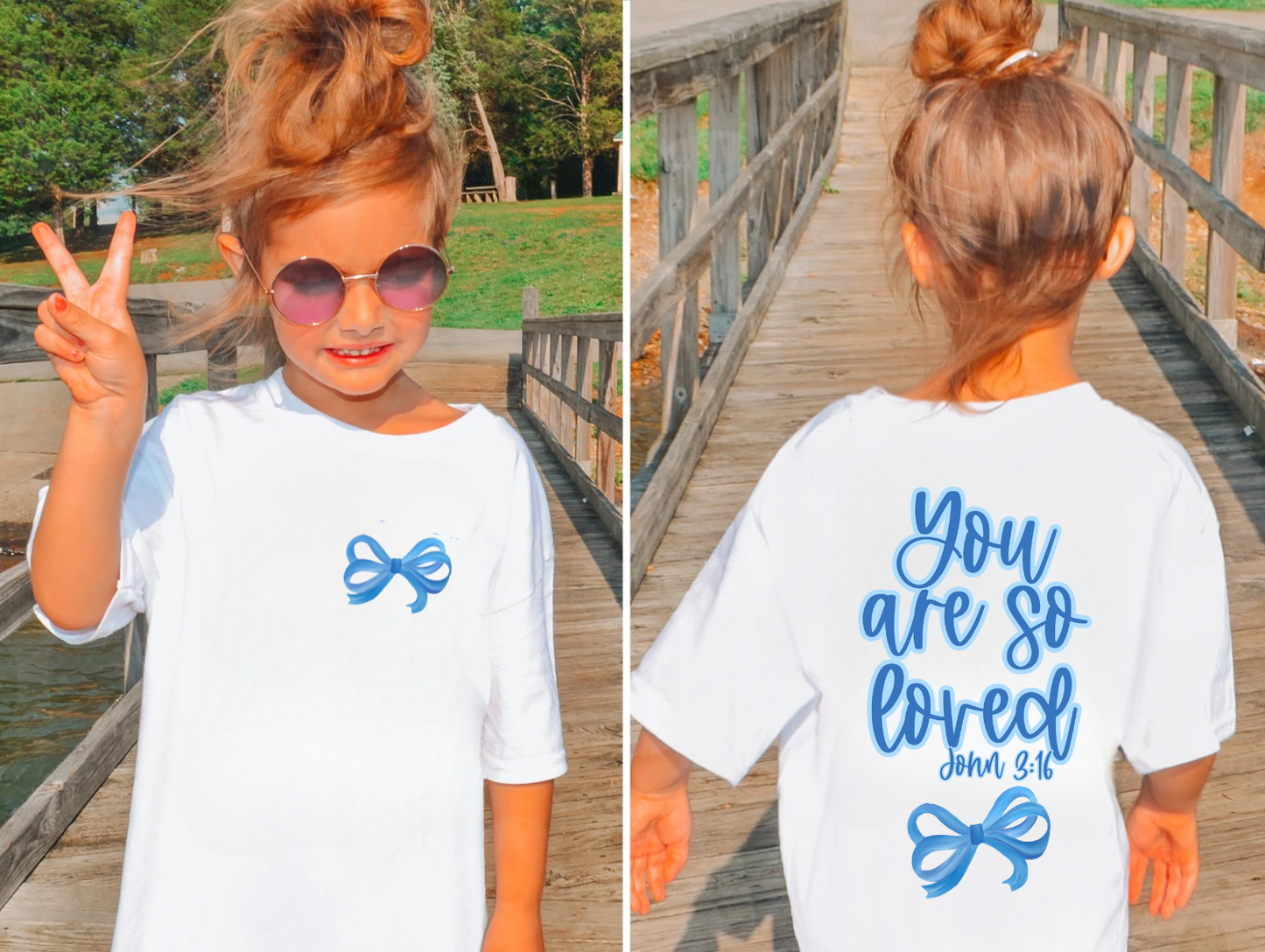 You are so Loved - blue (front & back)