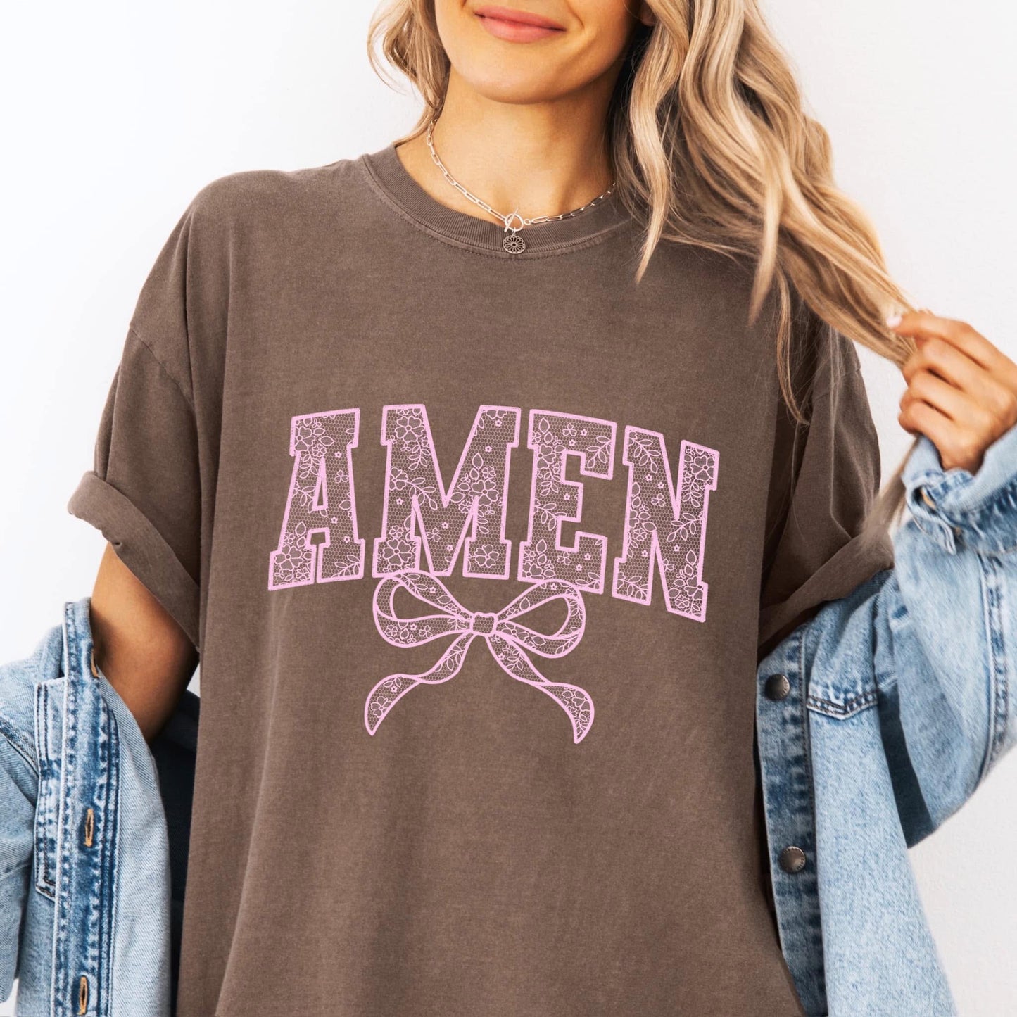 Faux Lace Amen