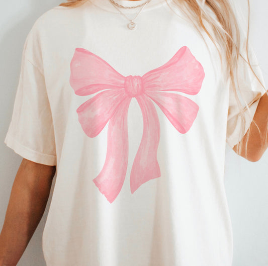 Single Pink Coquette Bow