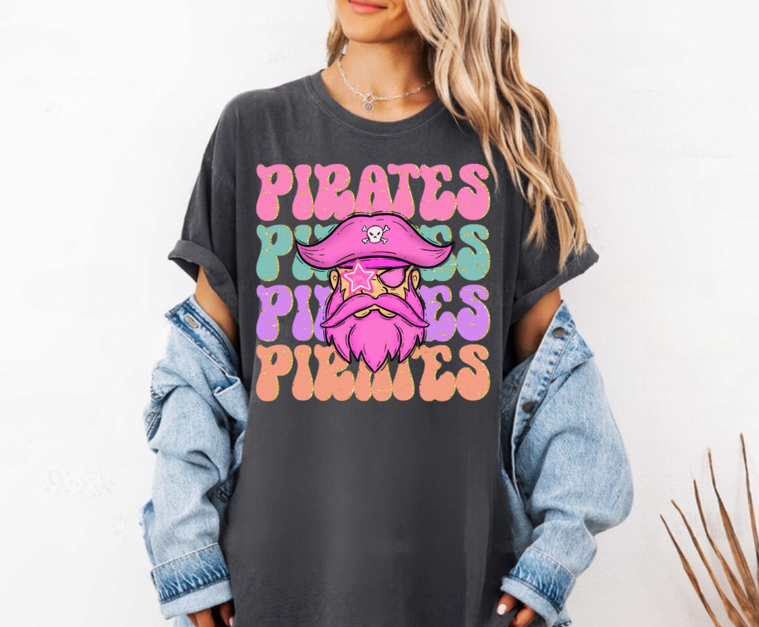 Preppy Mascot - Pirates tee